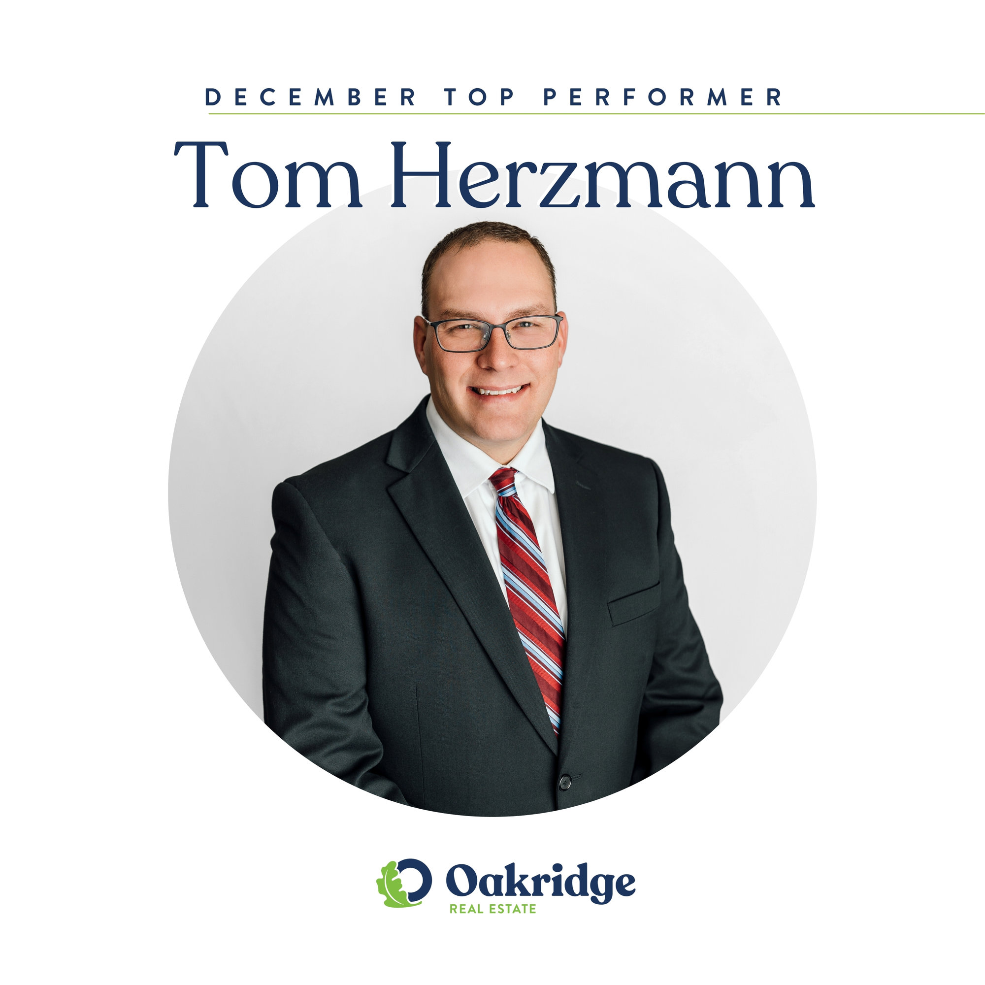 tom herzmann oakridge real estate december top performer 